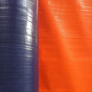 Blue orange heavy used for truck pe tarpaulin